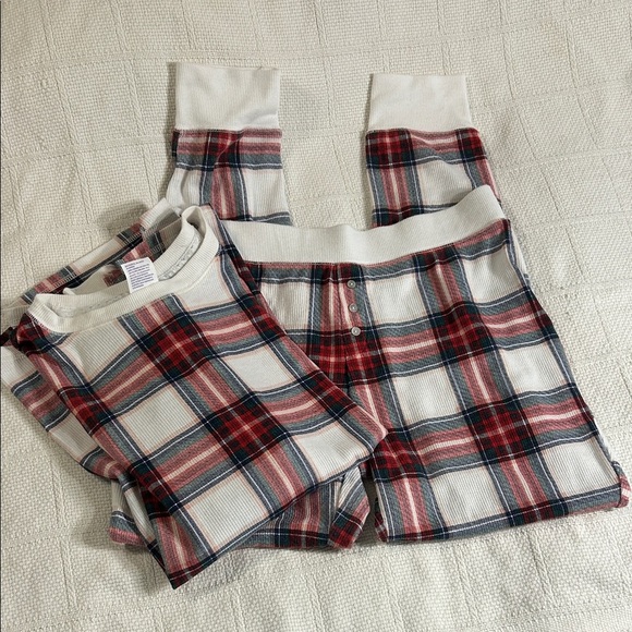 Stars Above Red and Blue Plaid Pajama Set NWOT - Picture 1 of 14